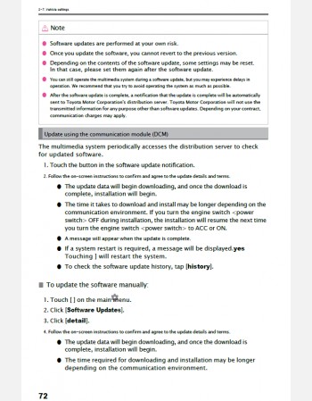toyota noah 2025 navigation & multimedia system manual
